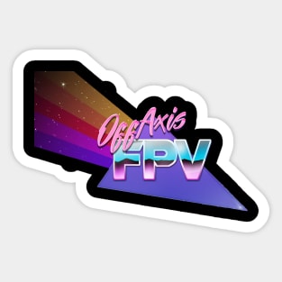 Off Axis FPV Rainbow Sticker